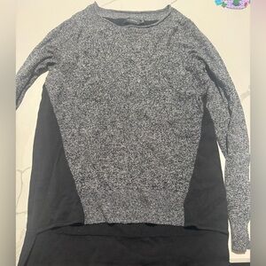 Women’s The Limited Black Gray Tunic Sweater XS